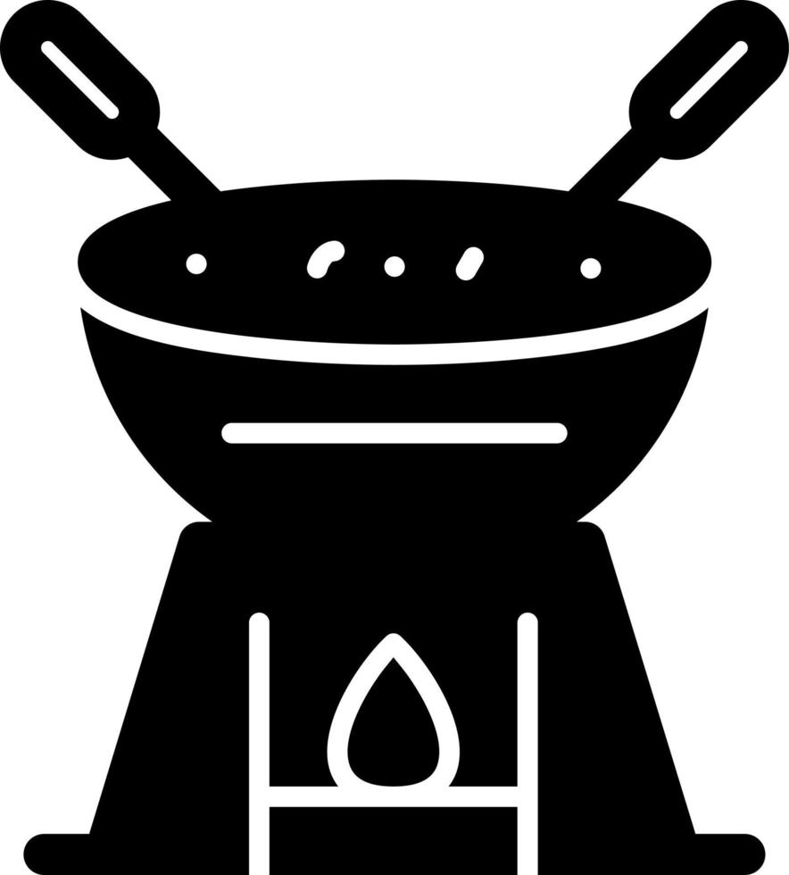 diseño de icono de vector de fondue