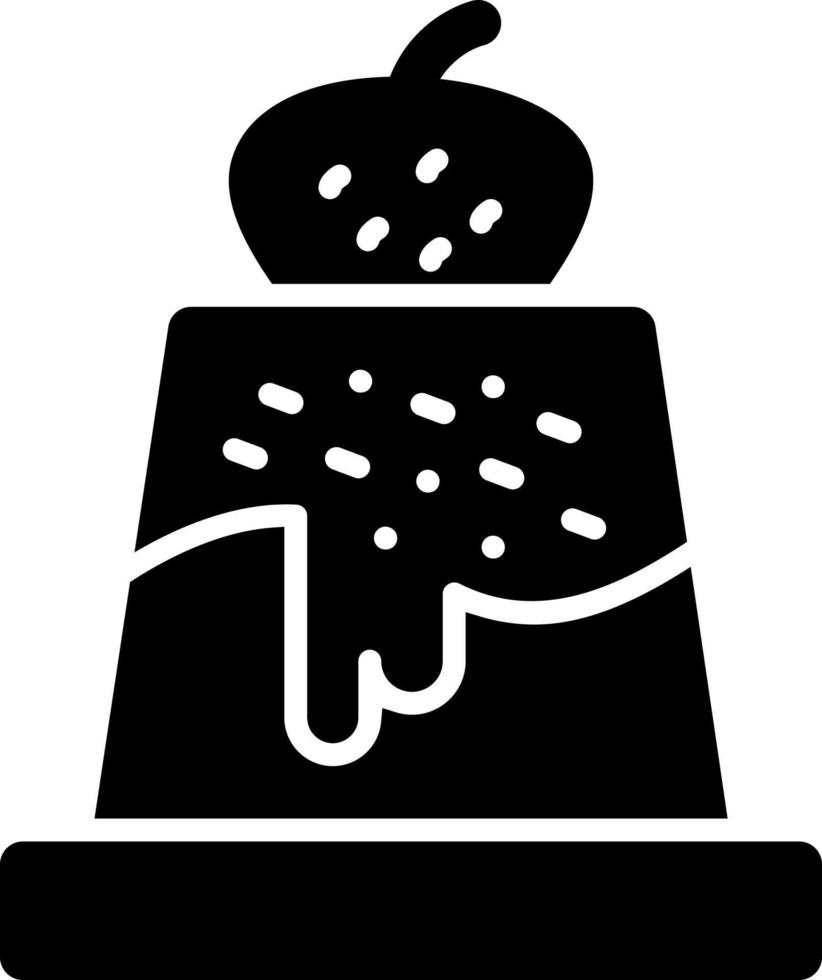 Pudding Vector Icon Design