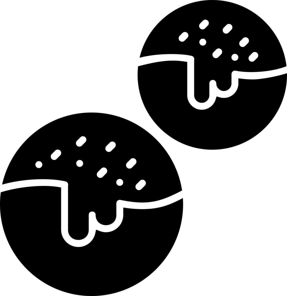 Choco Balls Vector Icon Design