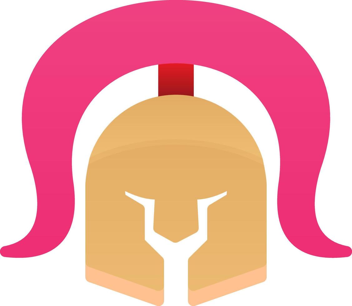 Roman Helmet Vector Icon Design