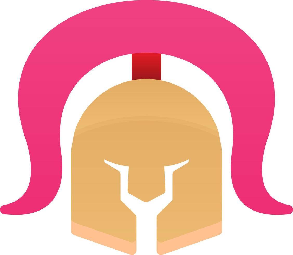 Roman Helmet Vector Icon Design