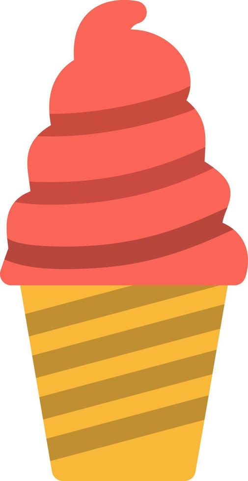 Ice Cream Cup Vector Icon Design