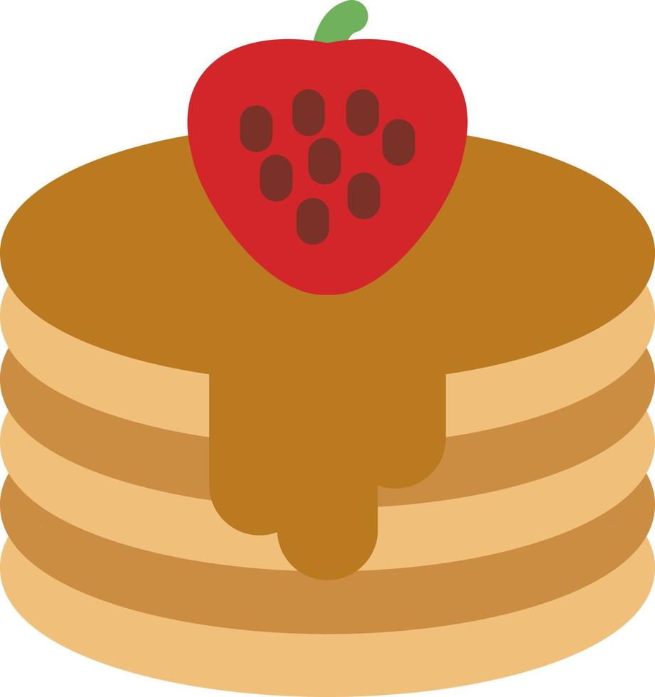 Pancakes Vector Icon Design