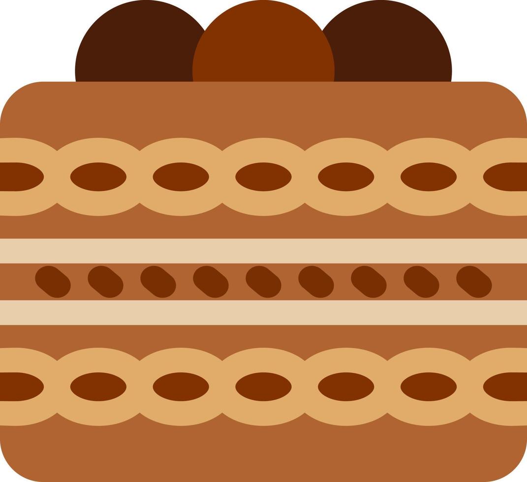 Tiramisu Vector Icon Design