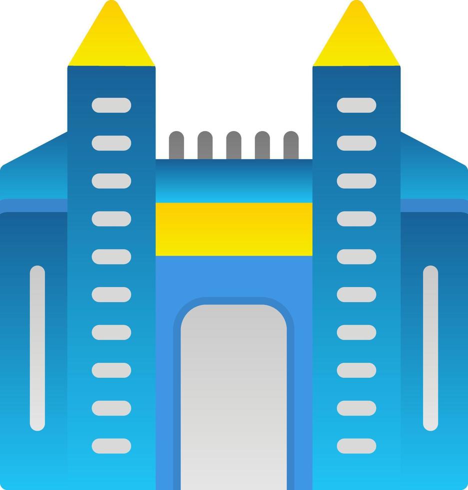 Ishtar Gate Vector Icon Design