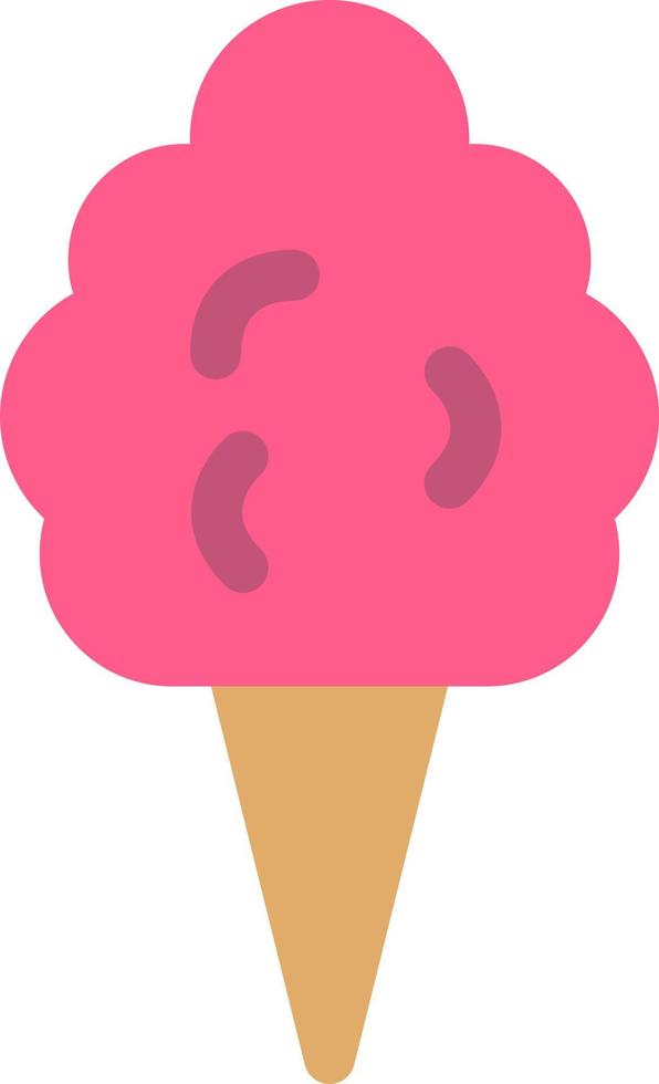 Cotton Candy Vector Icon Design
