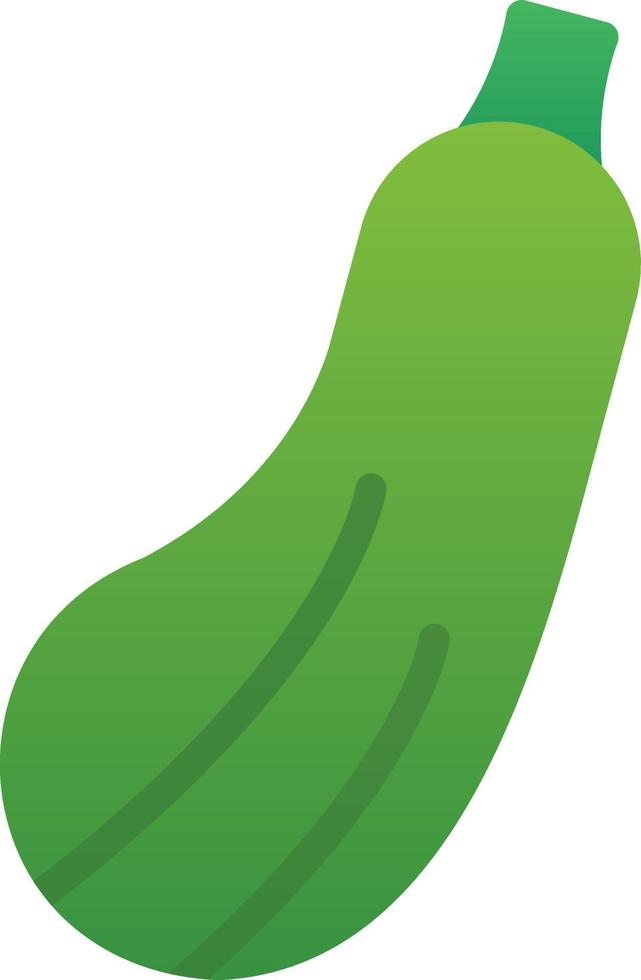 Zucchini Vector Icon Design