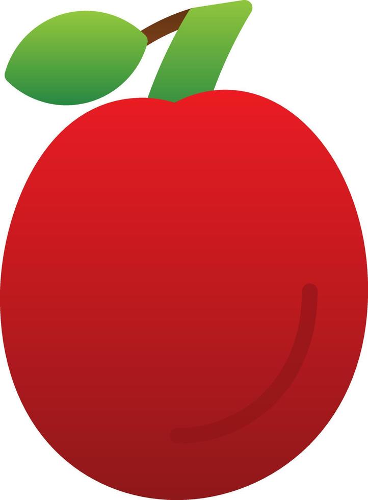 Plum Vector Icon Design