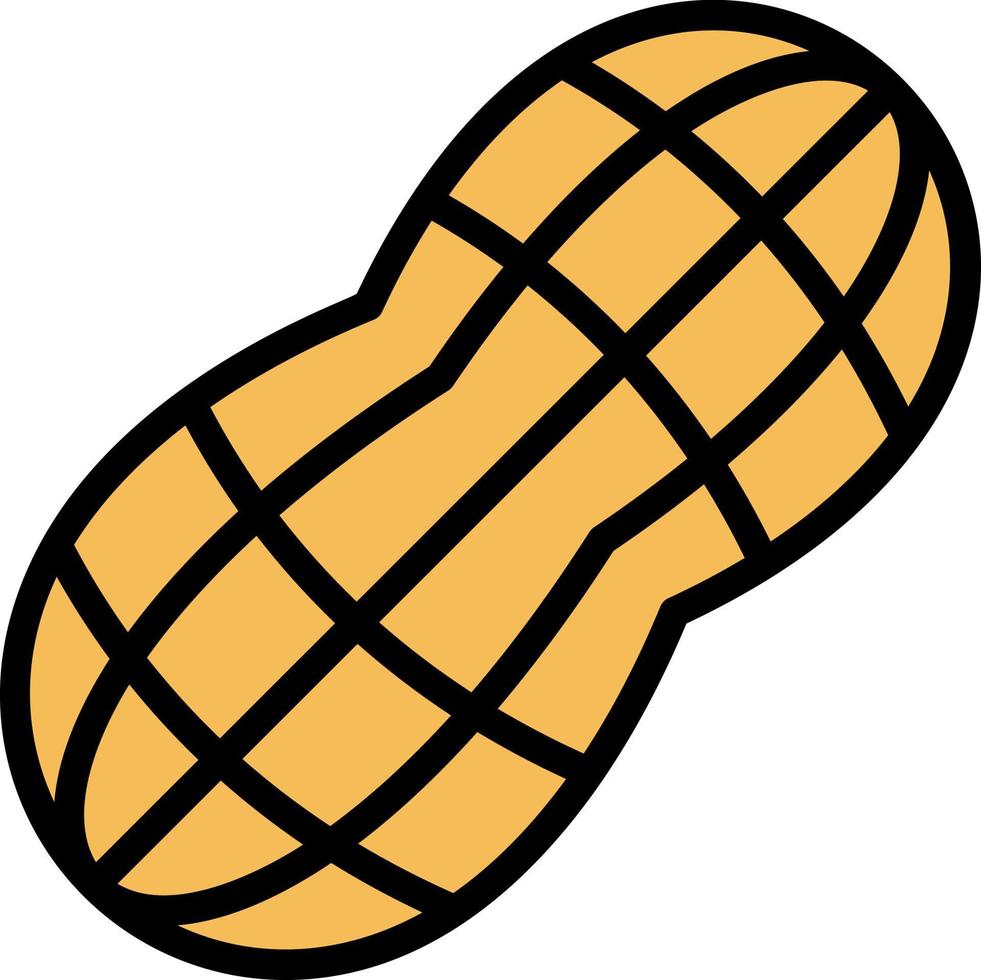 Peanut Vector Icon Design
