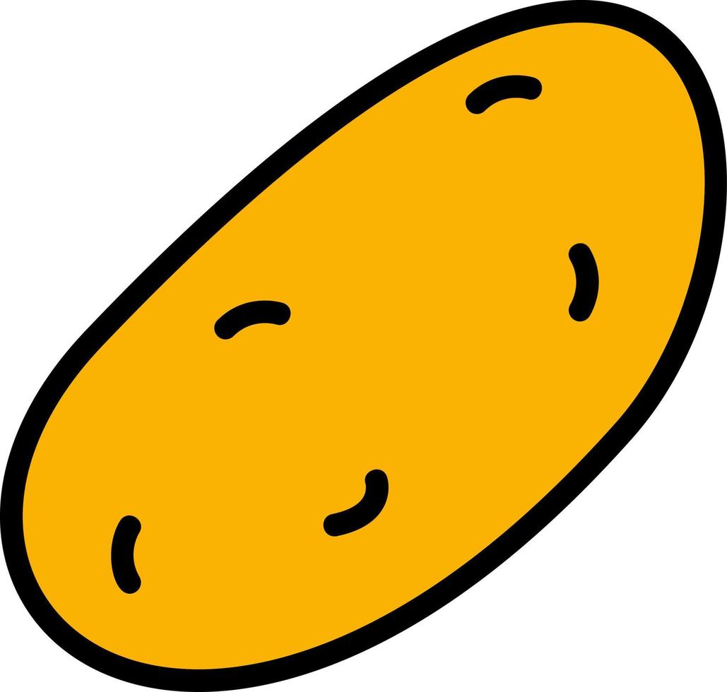 diseño de icono de vector de patata