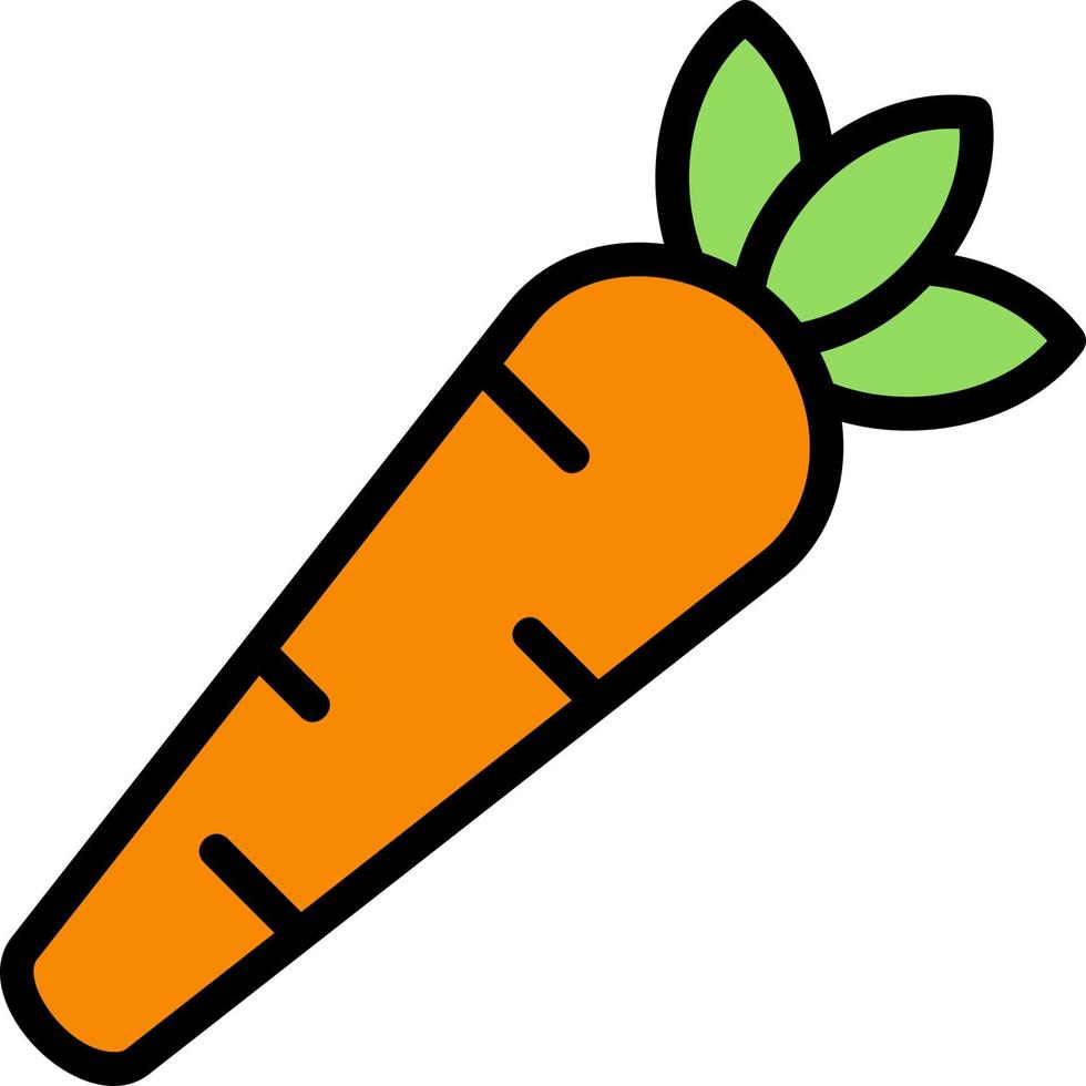 Carrot Vector Icon Design