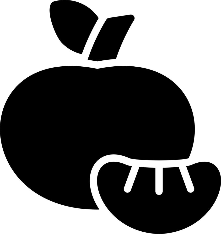 diseño de icono de vector de mandarina