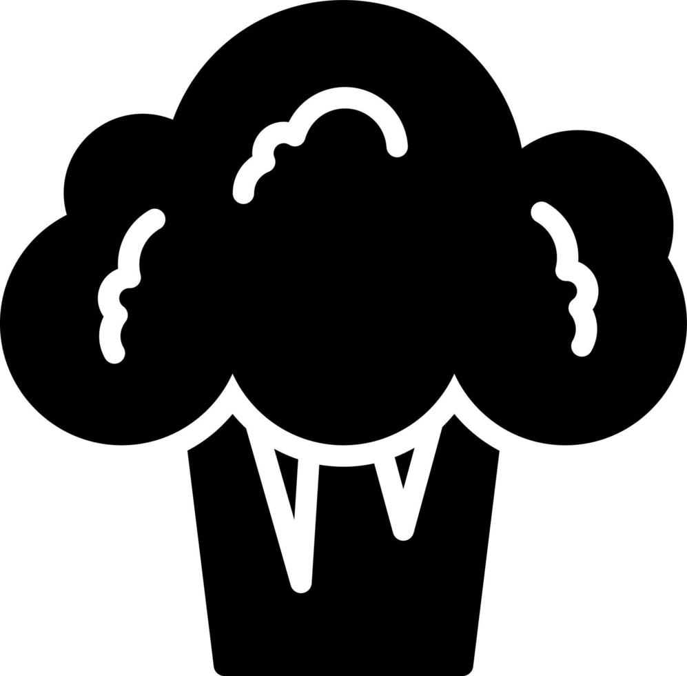 Broccoli Vector Icon Design