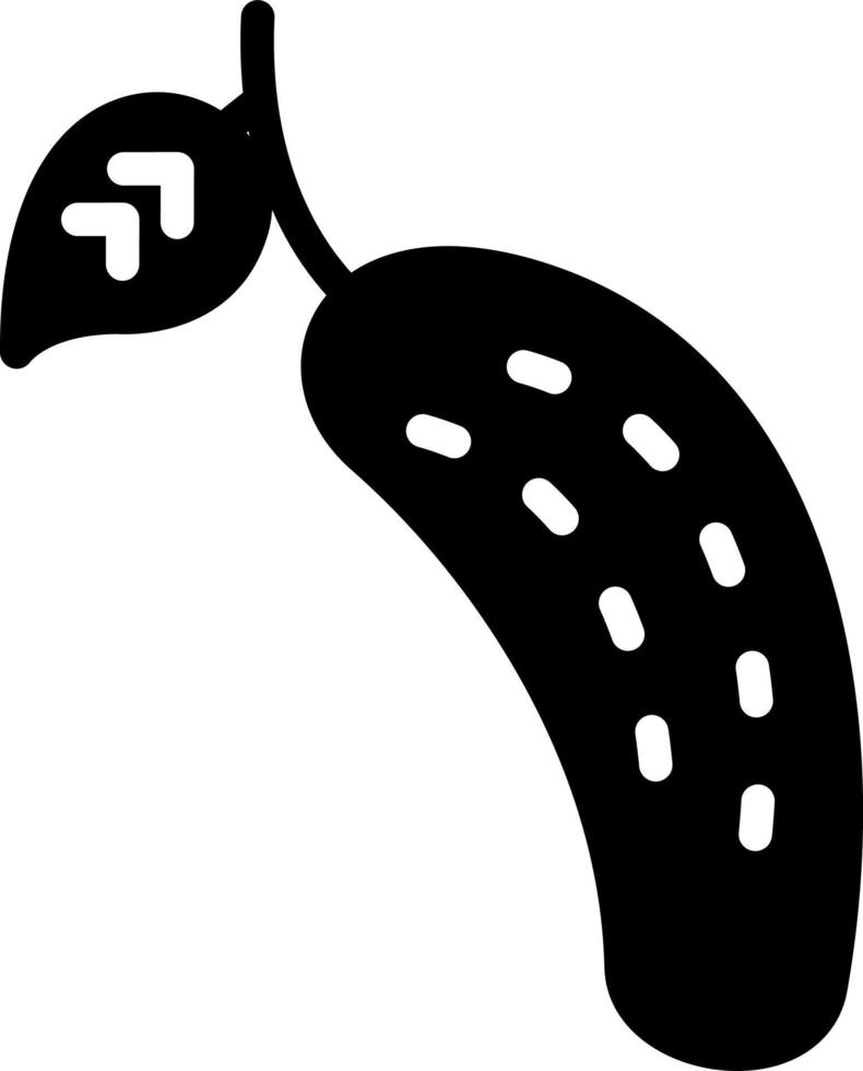 Cucumber Vector Icon Design