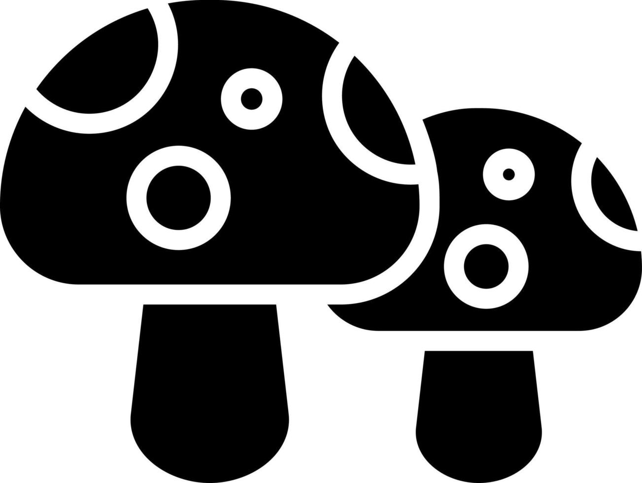 Mushroom Vector Icon Design
