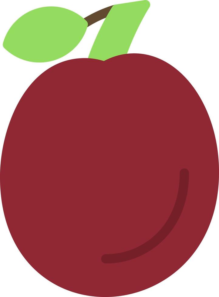 Plum Vector Icon Design