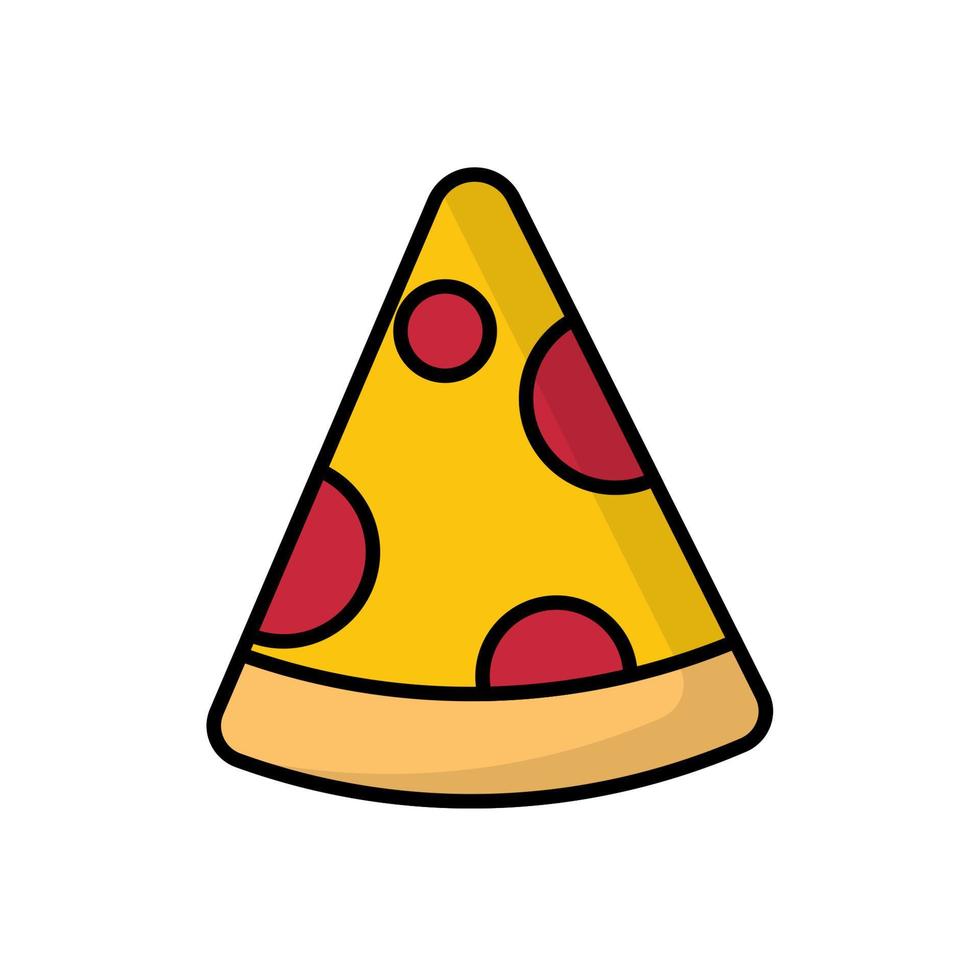 slice of pizza italian food favorite free vector illustration food concept