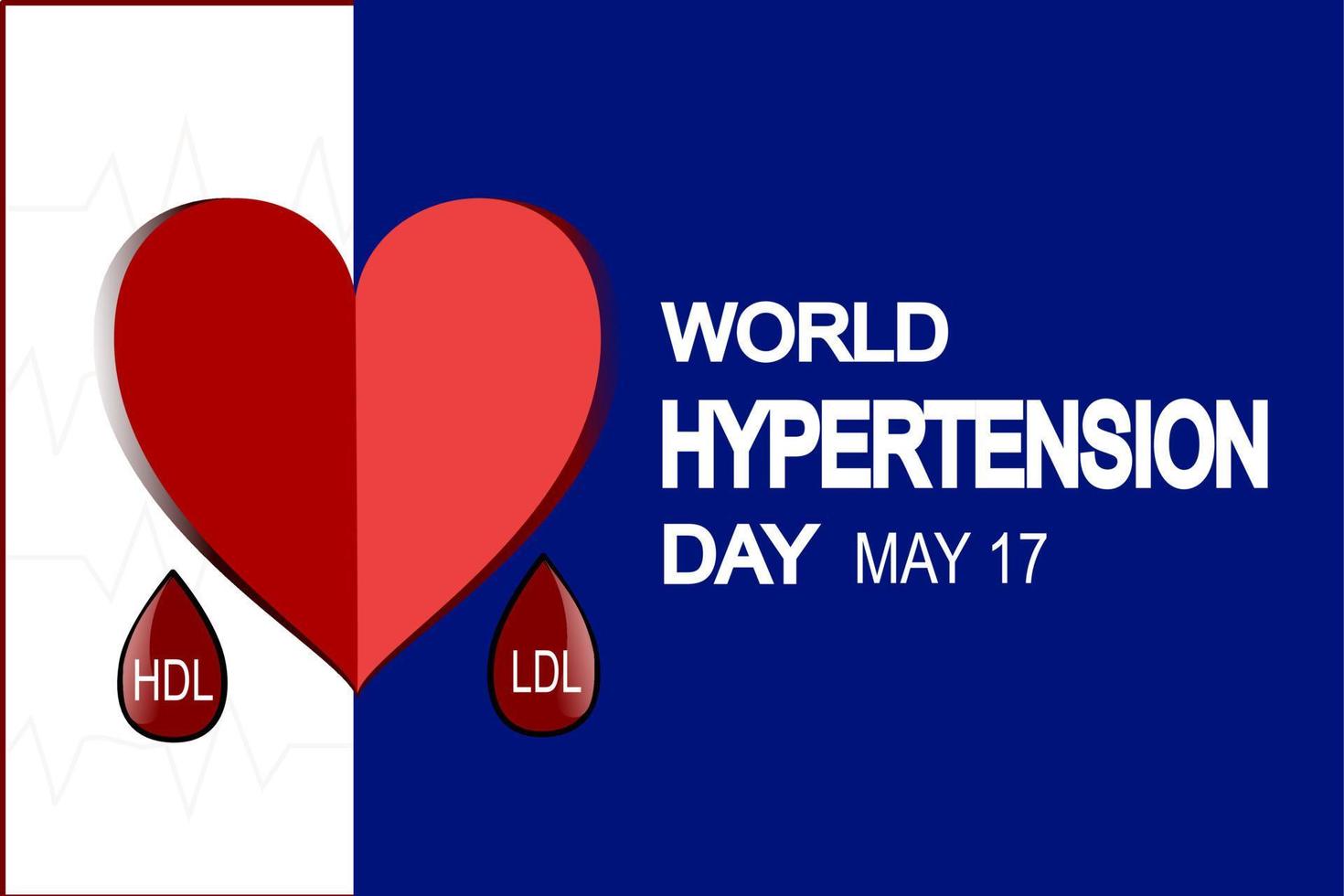 world hypertension day may 17,vector vector