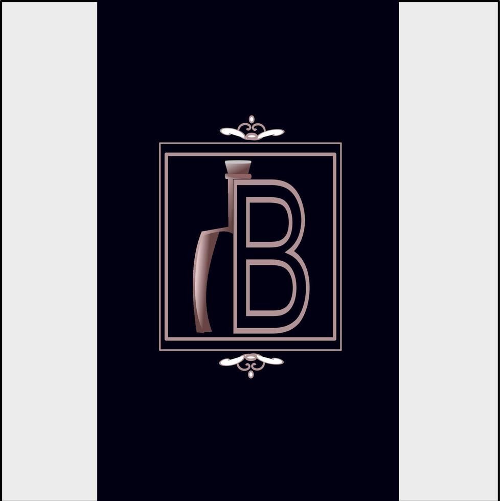 logotipo de imagen de botella, vector