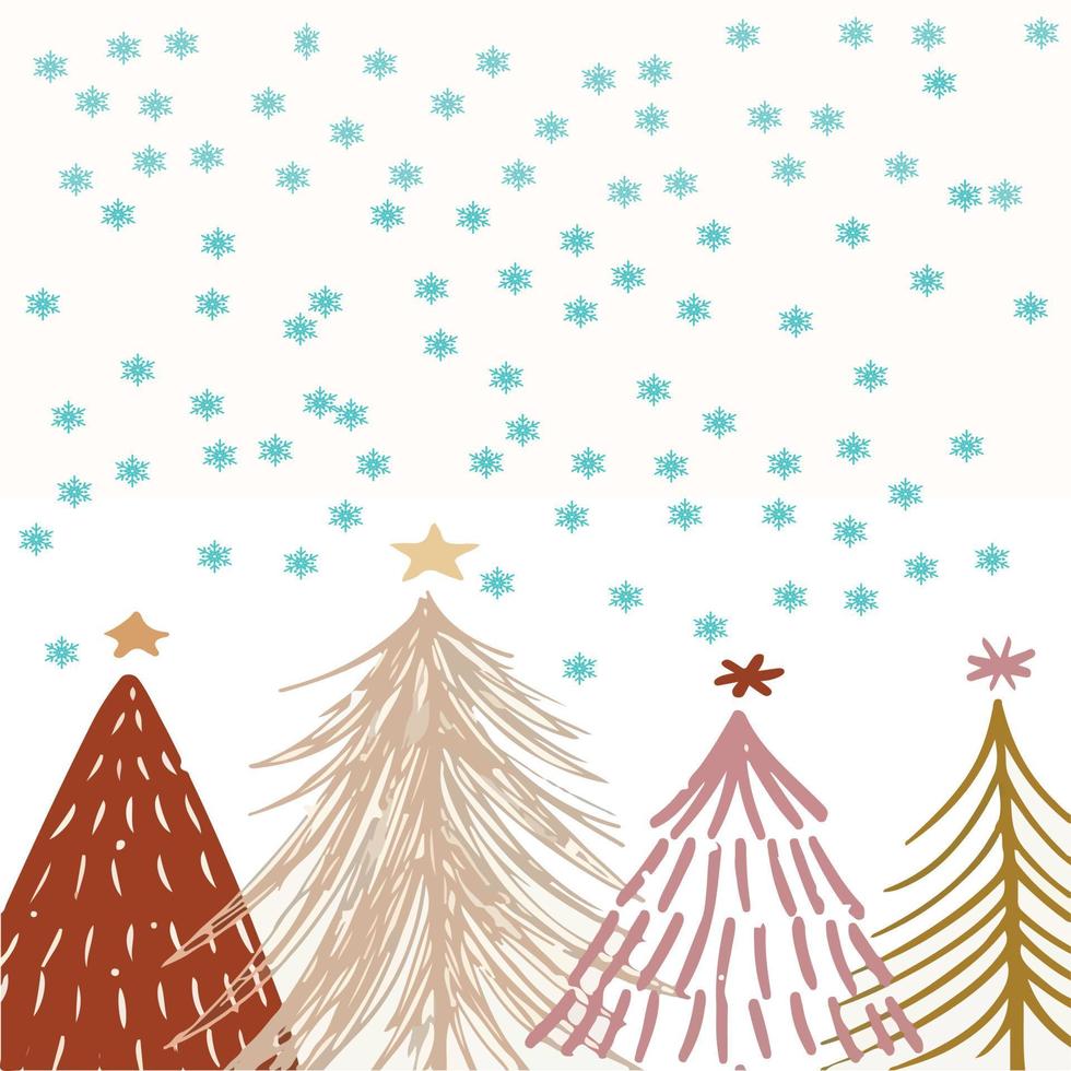 Christmas background made with different specific elements-snowflakes,globes and lights vector