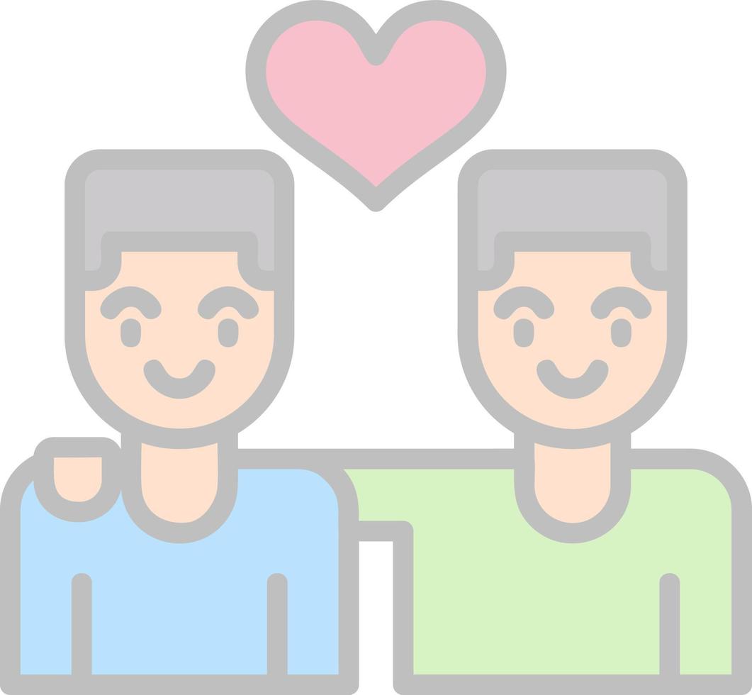 Friends Vector Icon Design