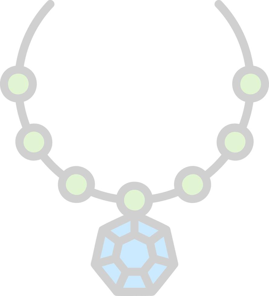 Necklace Vector Icon Design