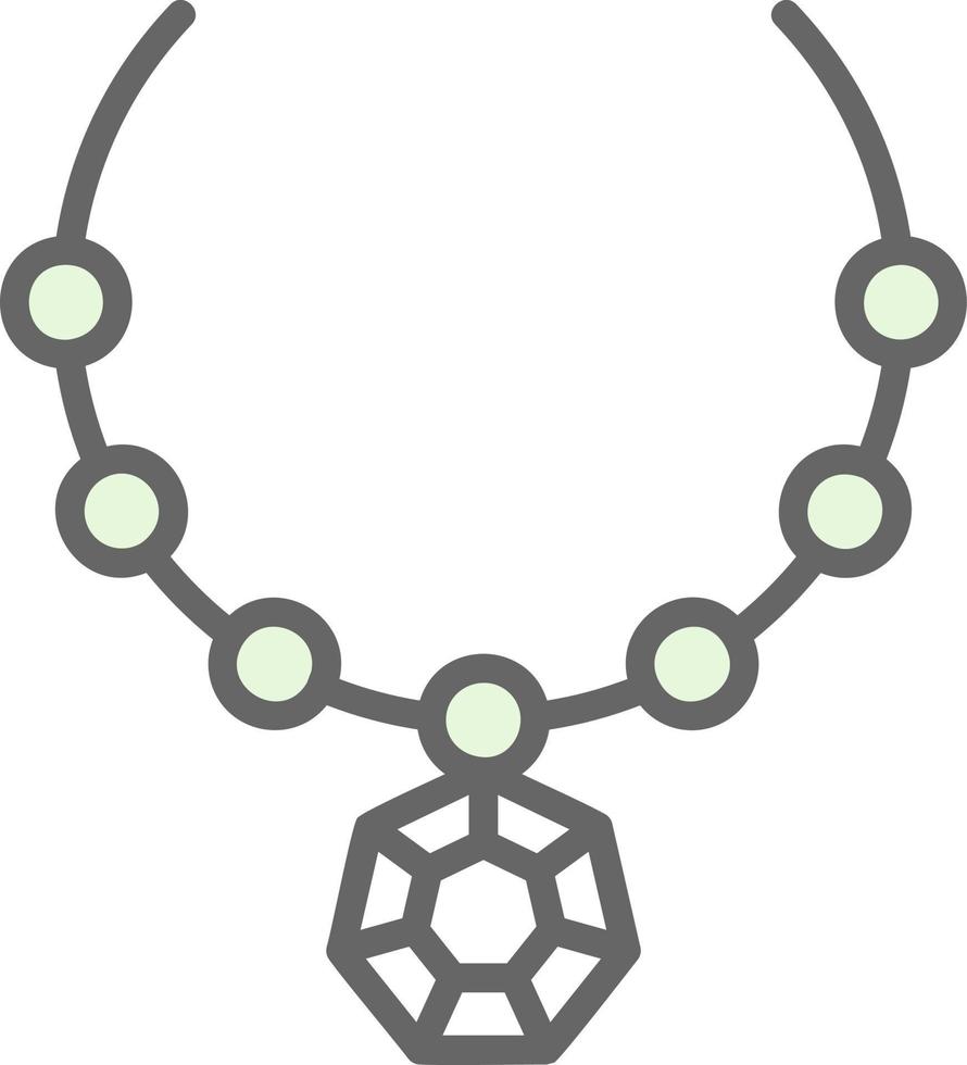 Necklace Vector Icon Design