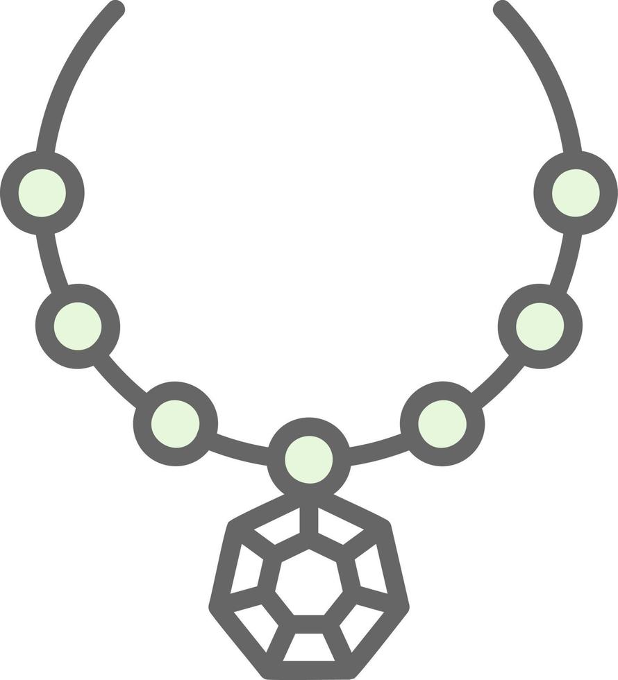 Necklace Vector Icon Design