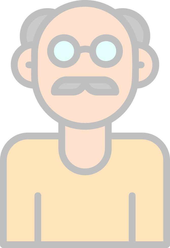 diseño de icono de vector de personas mayores