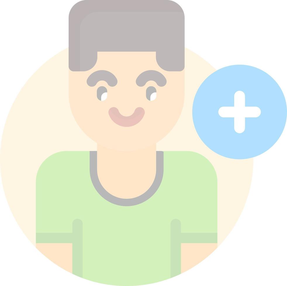 Add Friend Vector Icon Design