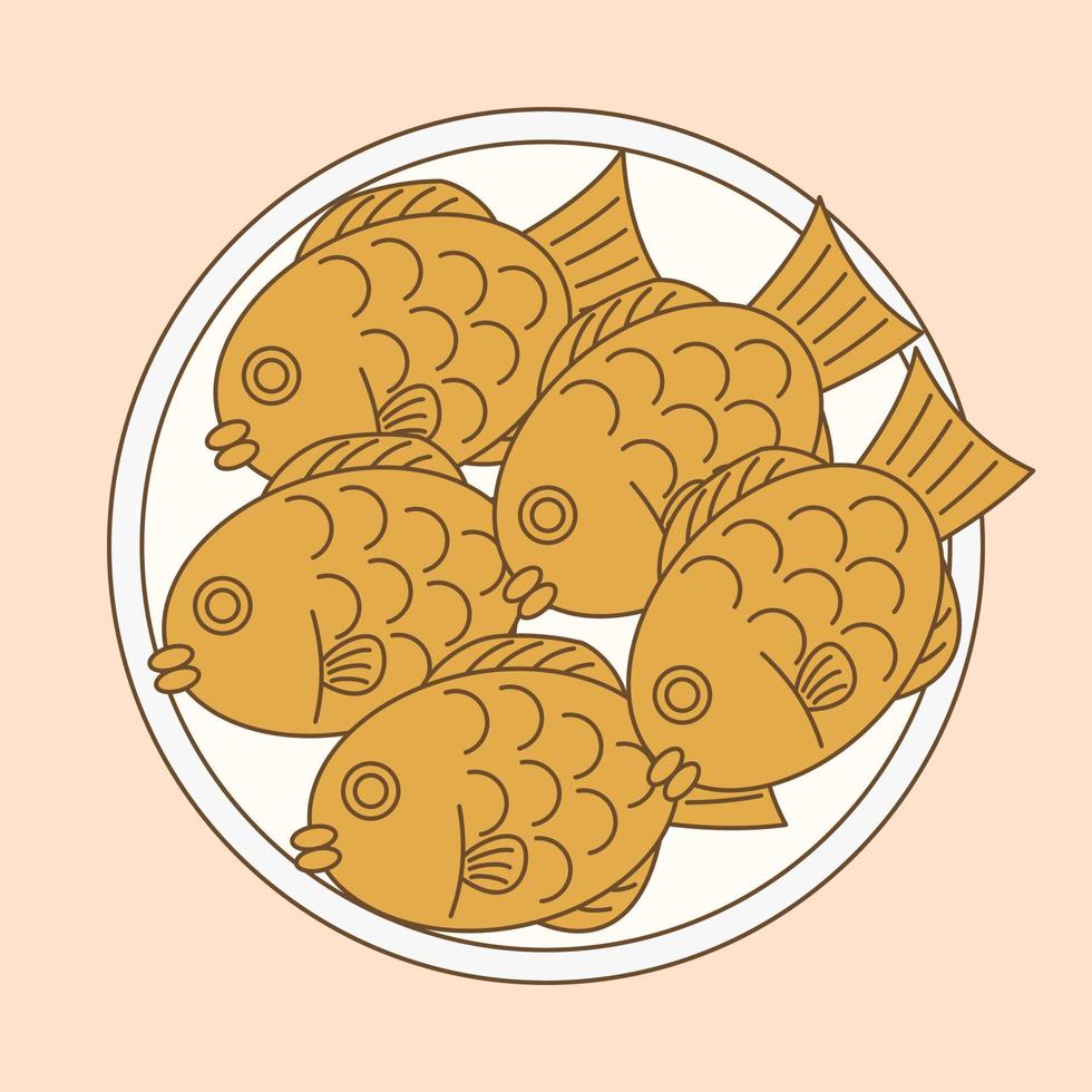 Hand Drawn Flat Design Doodle Japanese Food vector