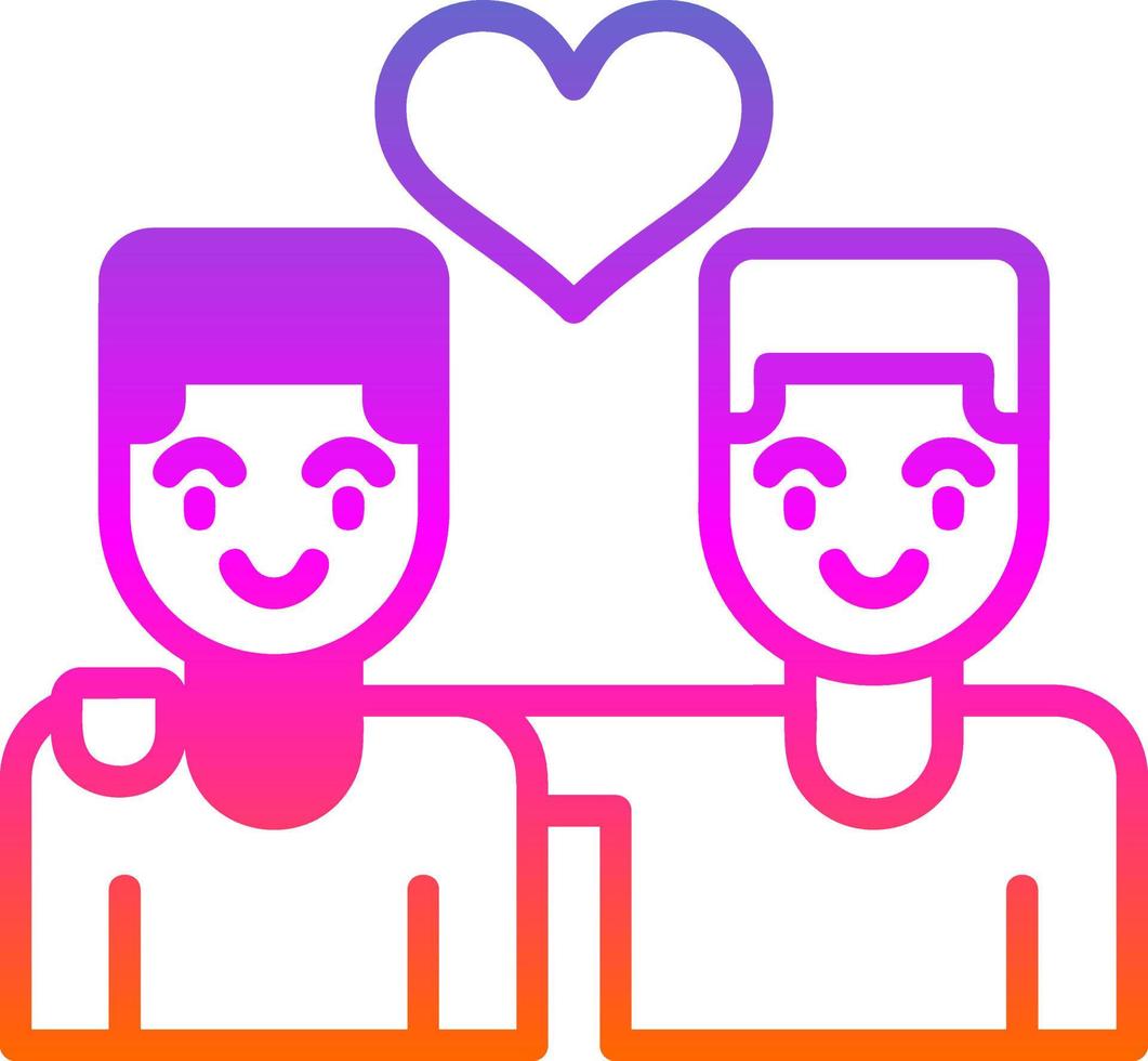 Friends Vector Icon Design