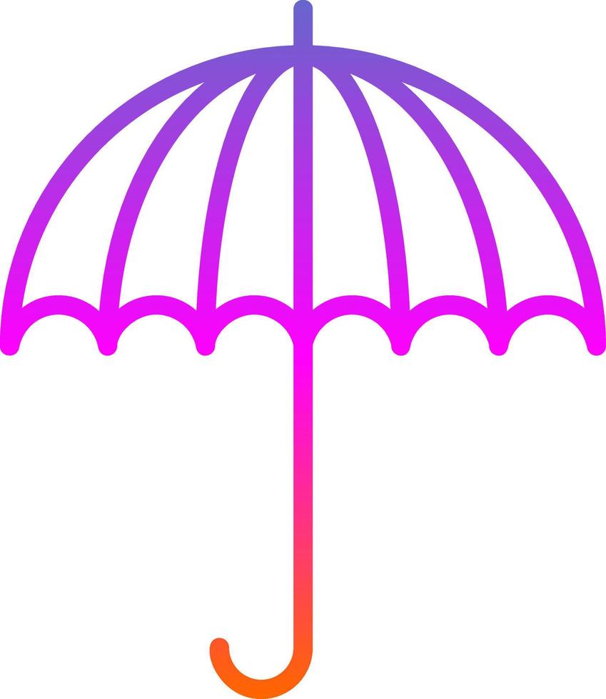 Umbrella Vector Icon Design