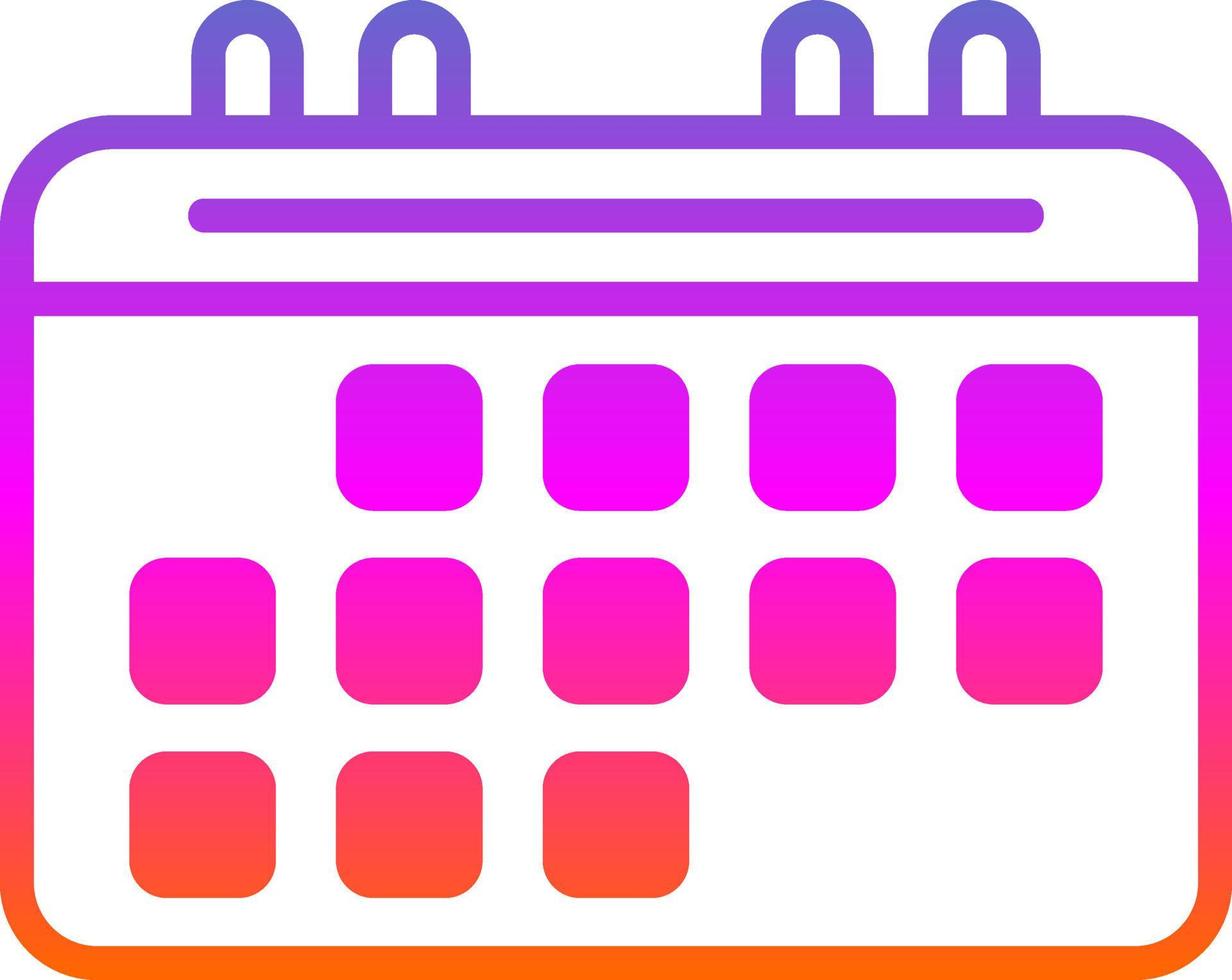 Calendar Vector Icon Design