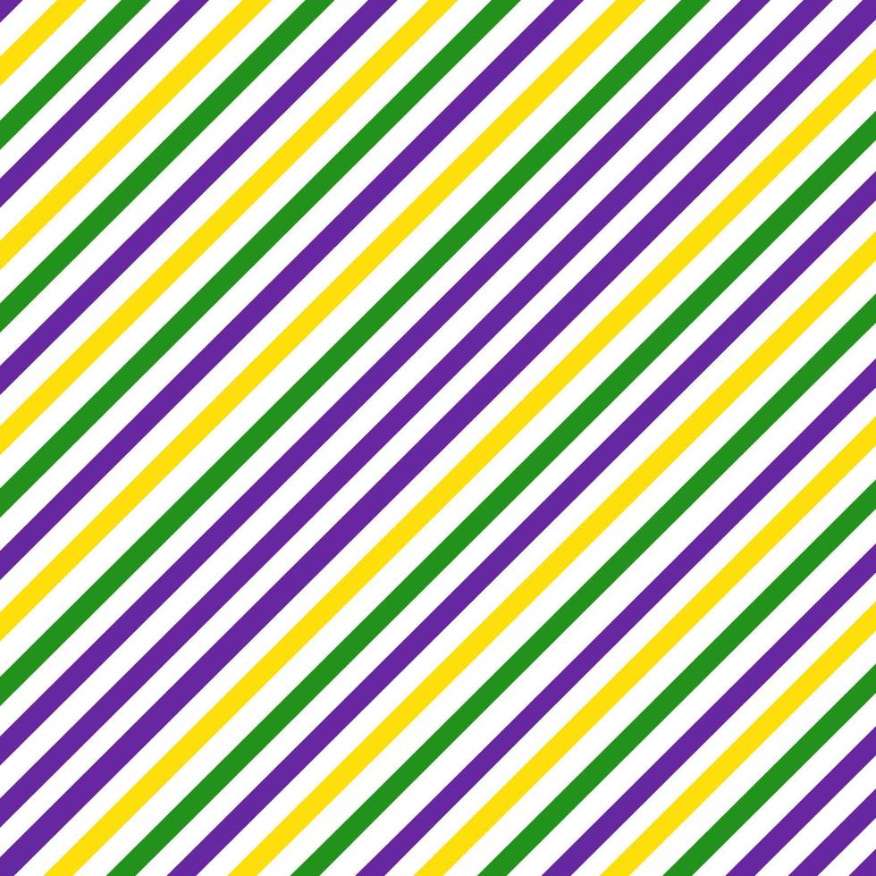 Mardi gras striped seamless pattern. Vector background for textile. Vector Illustration. EPS10