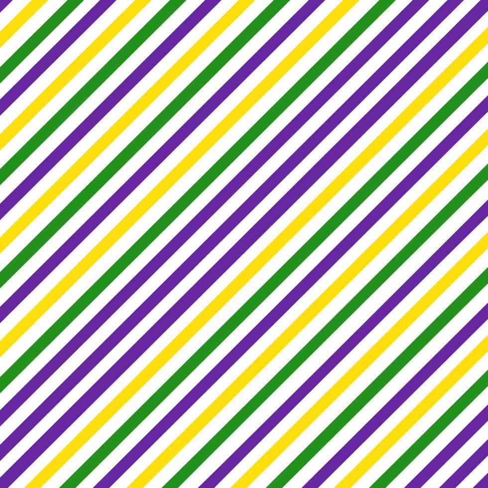 Mardi gras striped seamless pattern. Vector background for textile. Vector Illustration. EPS10