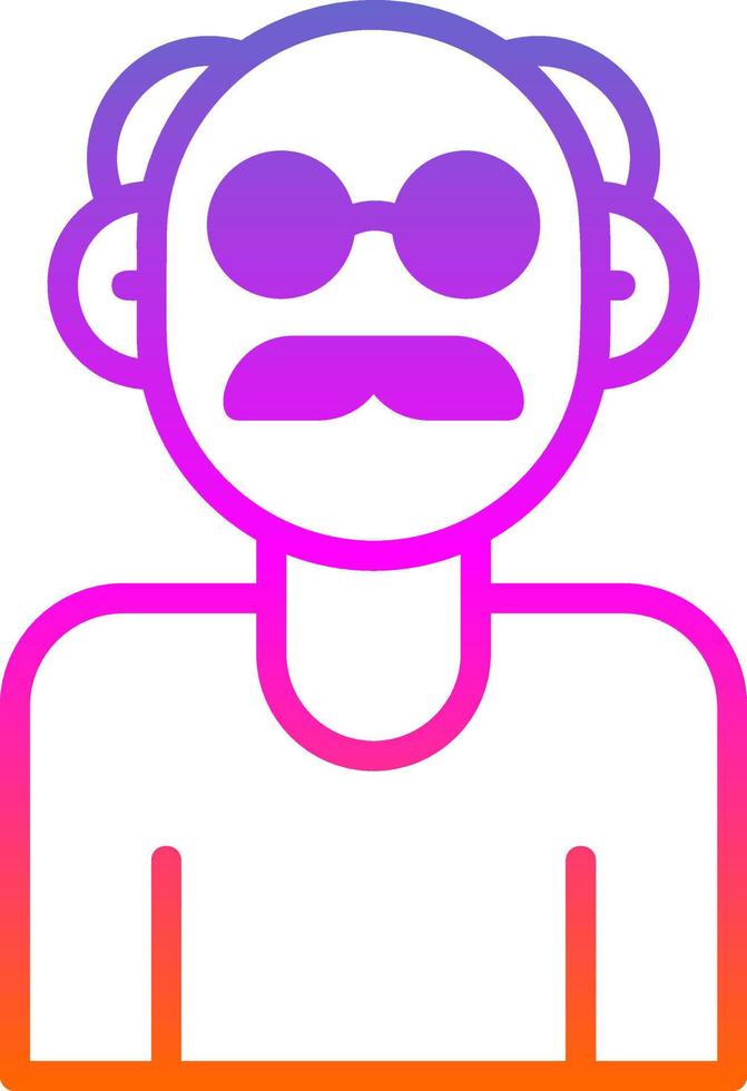 diseño de icono de vector de personas mayores