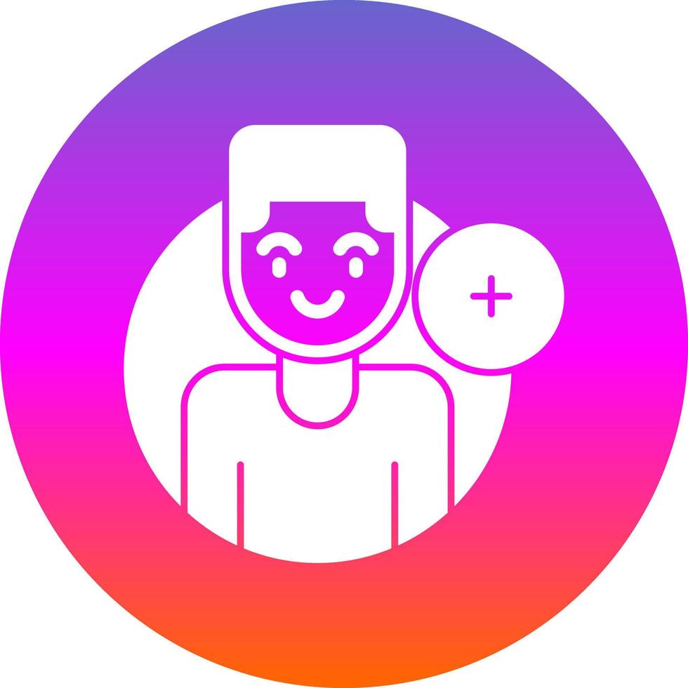 Add Friend Vector Icon Design