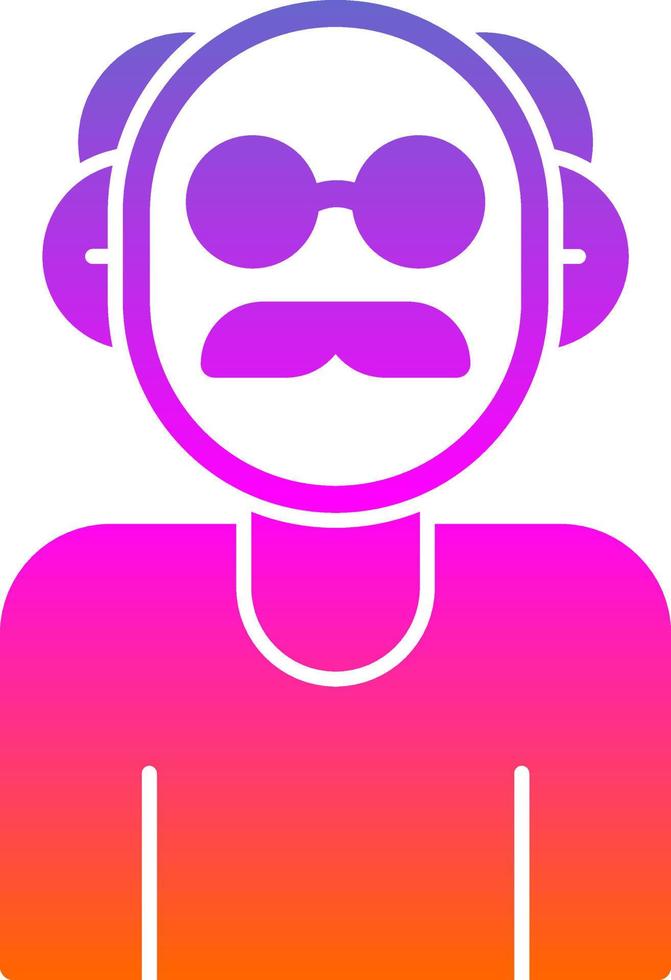 Old People Vector Icon Design