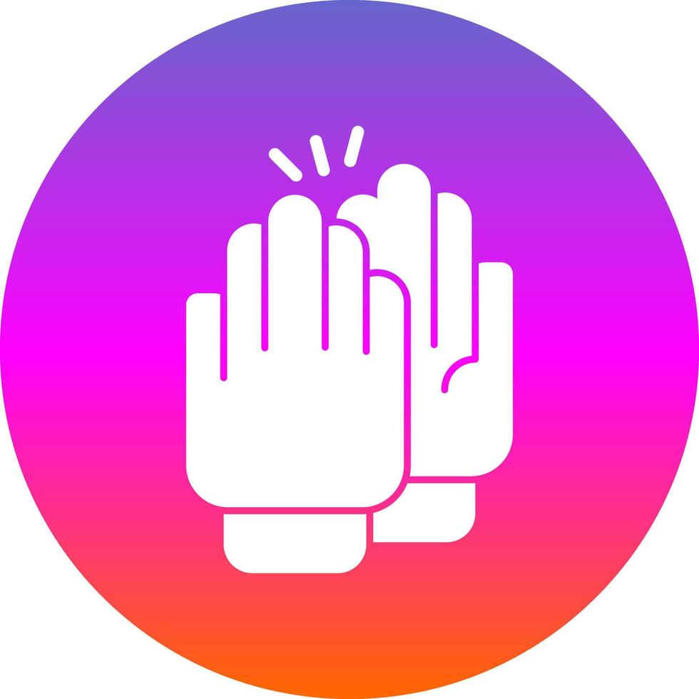 High Five Vector Icon Design