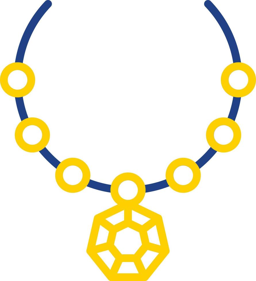 Necklace Vector Icon Design