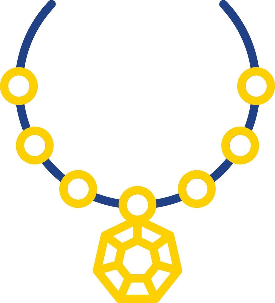 Necklace Vector Icon Design