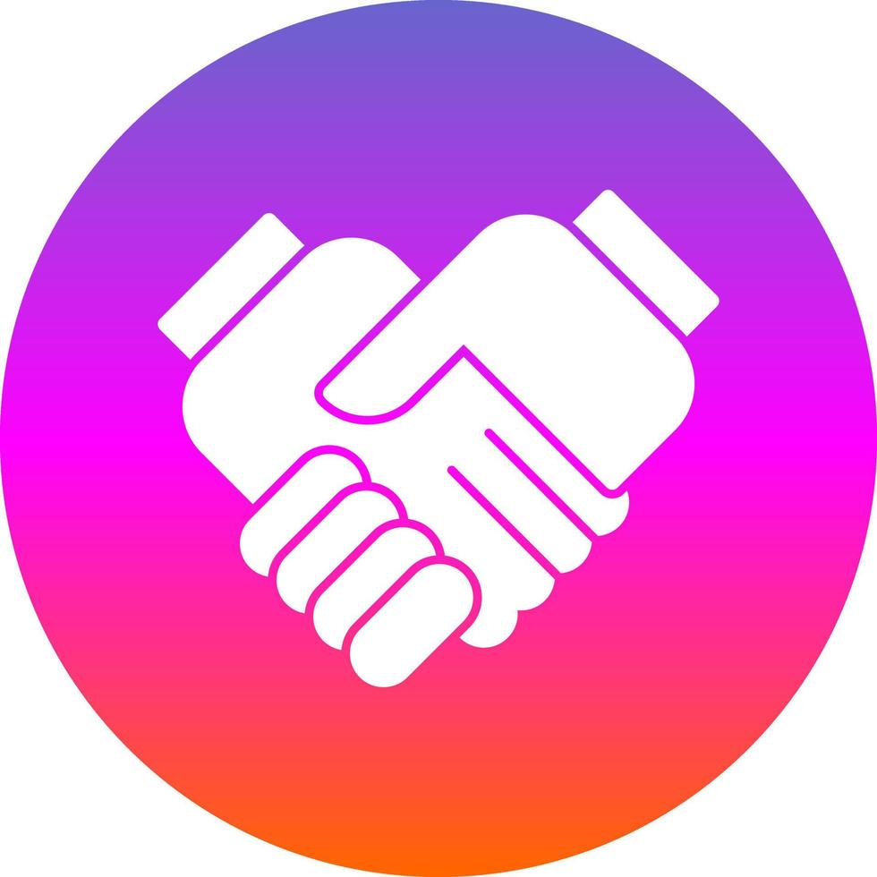 Handshake Vector Icon Design