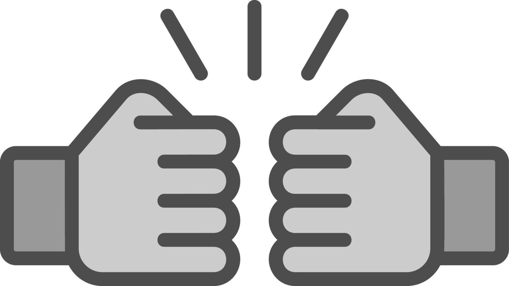 Fist Bump Vector Icon Design