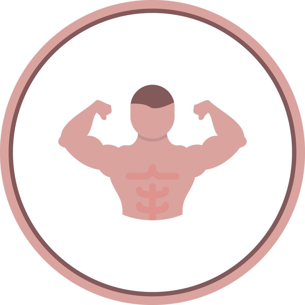 Full Body Muscle Vector Icon Design