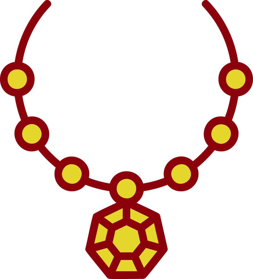 Necklace Vector Icon Design