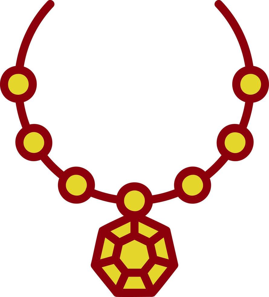 Necklace Vector Icon Design