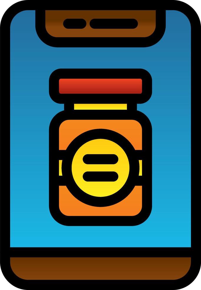 Protein Powder Vector Icon Design