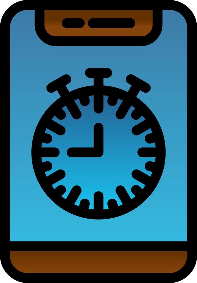 Stopwatch Vector Icon Design