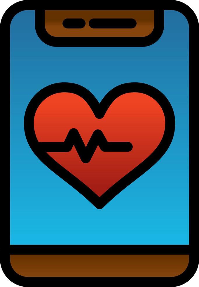Heart Rate Vector Icon Design